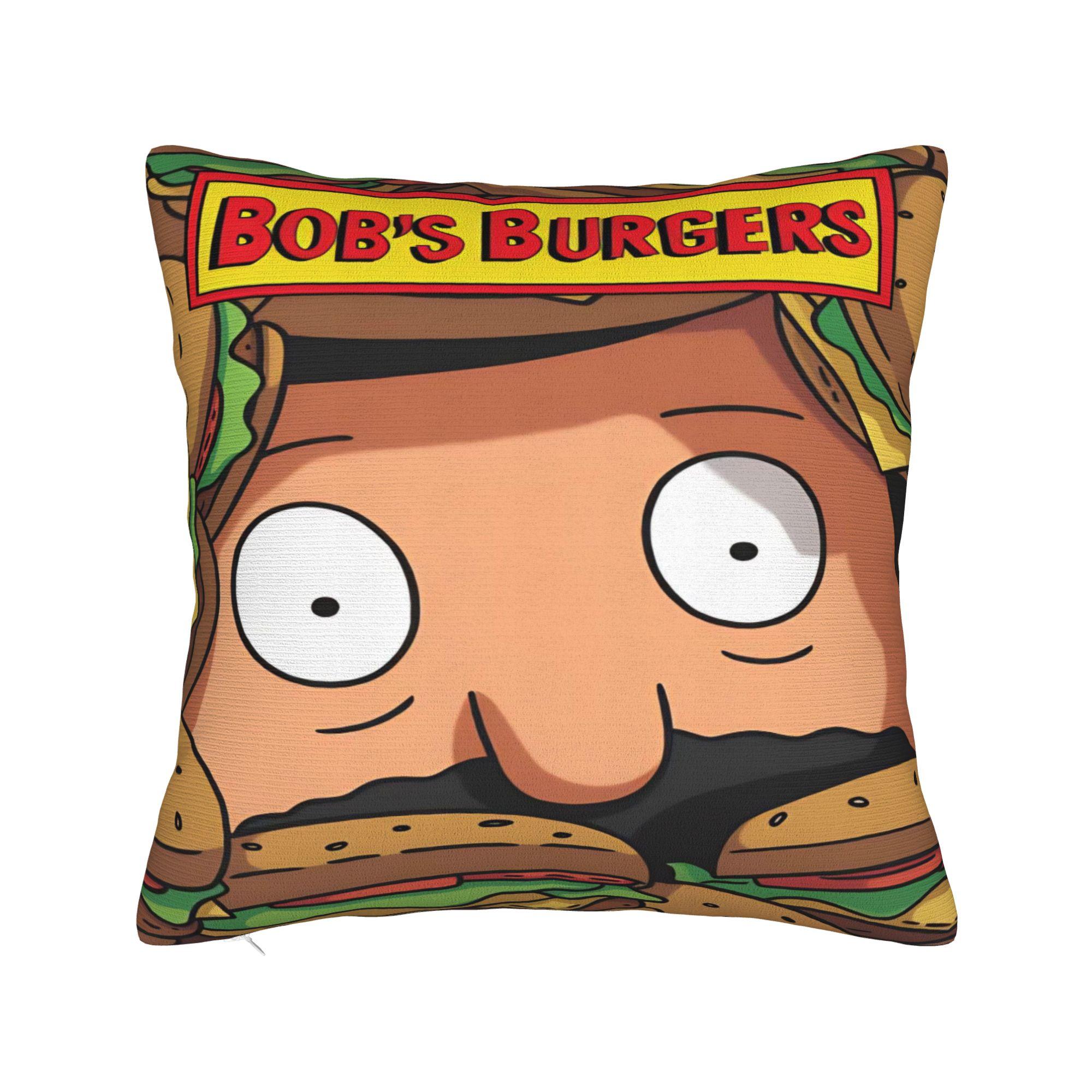 

Warm Bed B-Bob Burgers Thanksgiving Decoration Pillowcases Merch Pillow Cover Square Multi-Size 12x12in 30X30cm