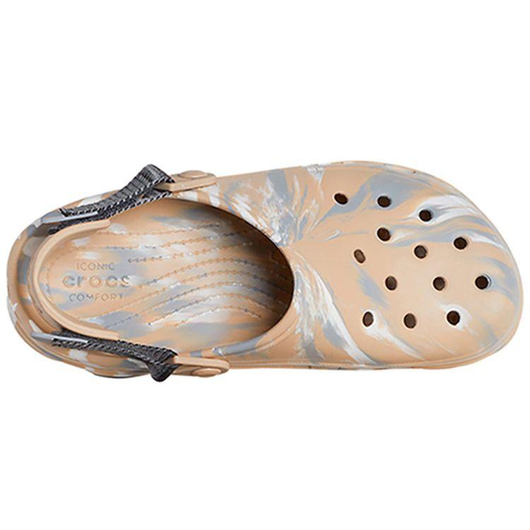 Crocs All-Terrain Marbled Clog EVA Men Clogs Brown 207887-2ZM