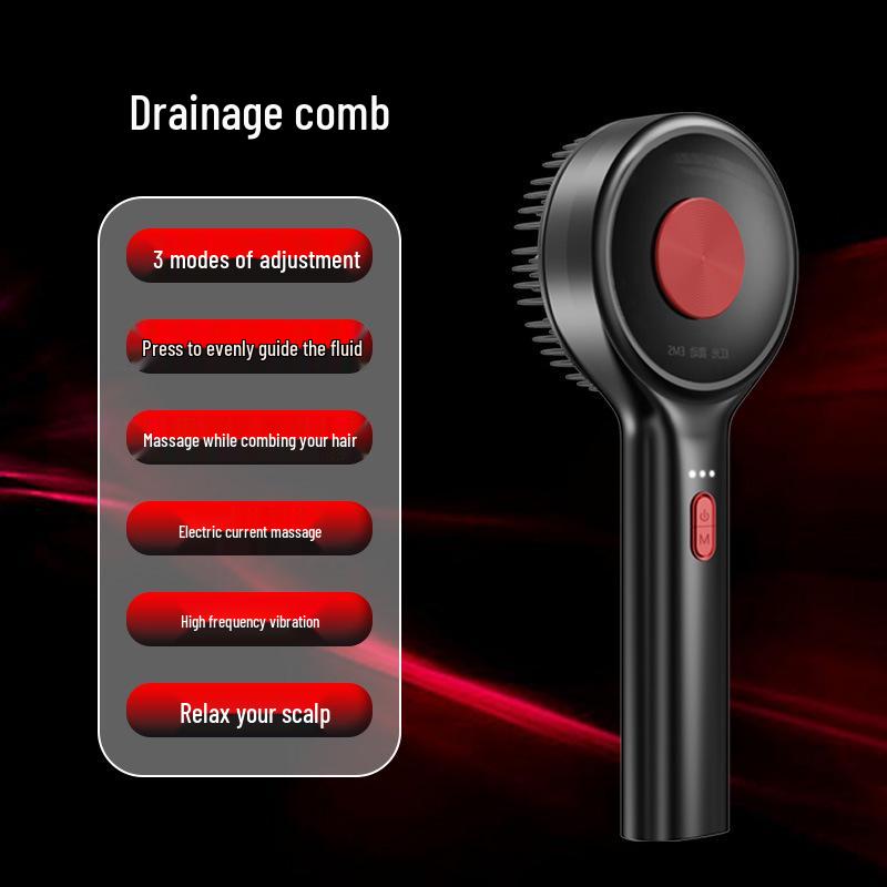 Electric Hair Growth and Scalp Massage Comb with Essence Applicator