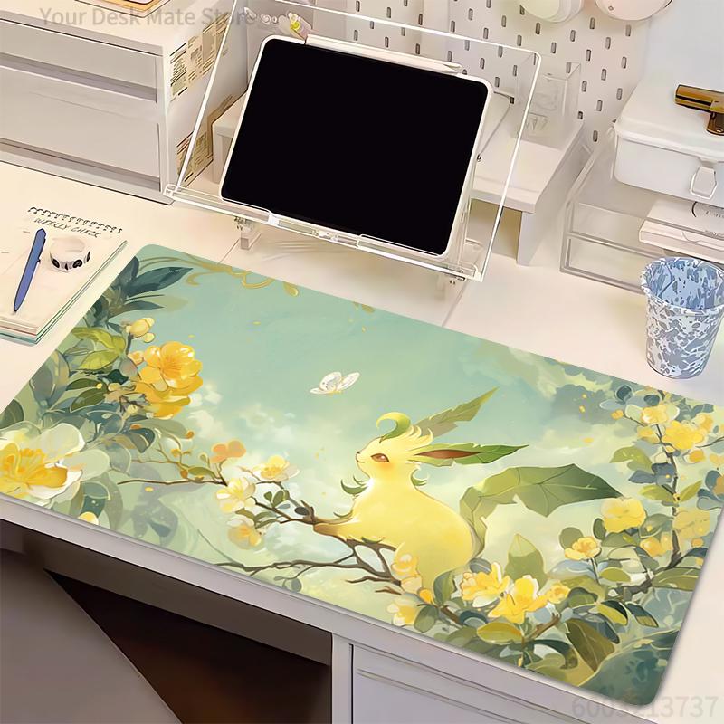 Mouse Pad P-Pokemon Notbook PC Gamer Keyboard Pad NonSlip Rubber Computer Carpet Desk Mat Gamer Cabinet Cartoon style Mousepad