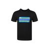 Tricou cu mânecă scurtă casual sport SS Crew cu autocolant pentru bărbați Negru CJ6247-010