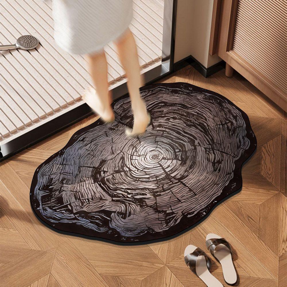 Bathroom Door Absorbent Mat Quick Drying Mat Dirt Resistant and Non Slip Bathroom Mat