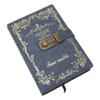 Password Book Multipurpose Portable Fashionable Exquisite Europn   Vintage Lock Diary for Writing