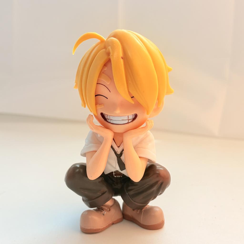 6Pcs Pvc One Piece Series Luffy, Chopper, Usopp Sanji Zoro Anime Figures Mini Model Dolls Cake Toppers Ornaments