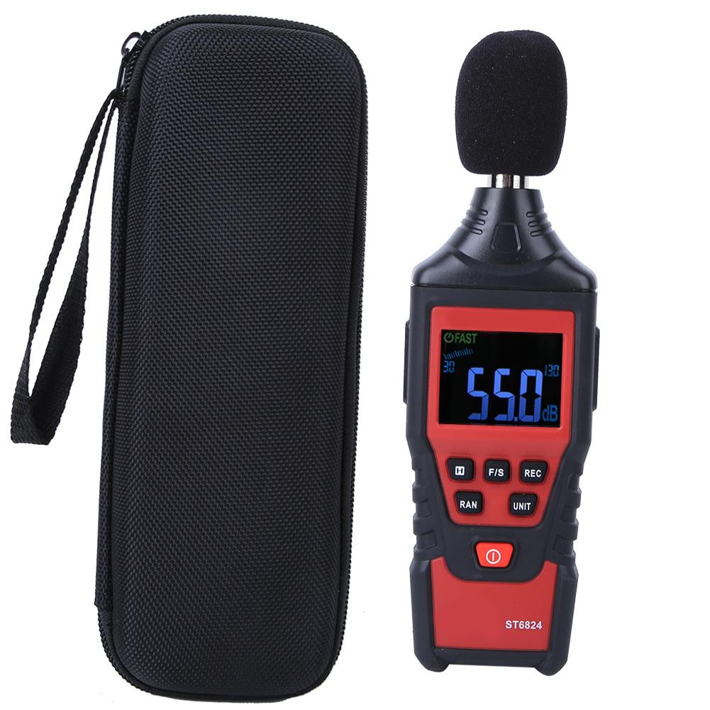 ST6824 Digital Sound Level Meter Voice Tester Noise Decibel Monitor Measuring Tool 30 130dB