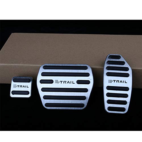 Aluminum Car Pedal Foot Pad Fuel Accelerator Brake Crust Pedal Cover for Nissan X-Trail X Trail T32 2014-2019