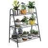 Multi-Layer Iron Balcony Flower Stand - Modern Potted Plant Storage Rack