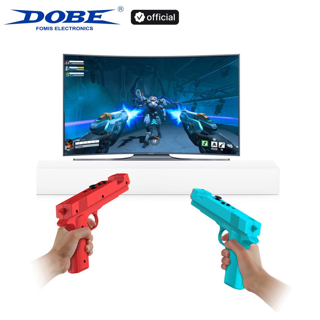 DOBE Shooting Game Gun For Switch / Switch Oled Joy-Con | Handle Holder Somatosensory Gaming Gun Joypad Gunstock Hand Grip