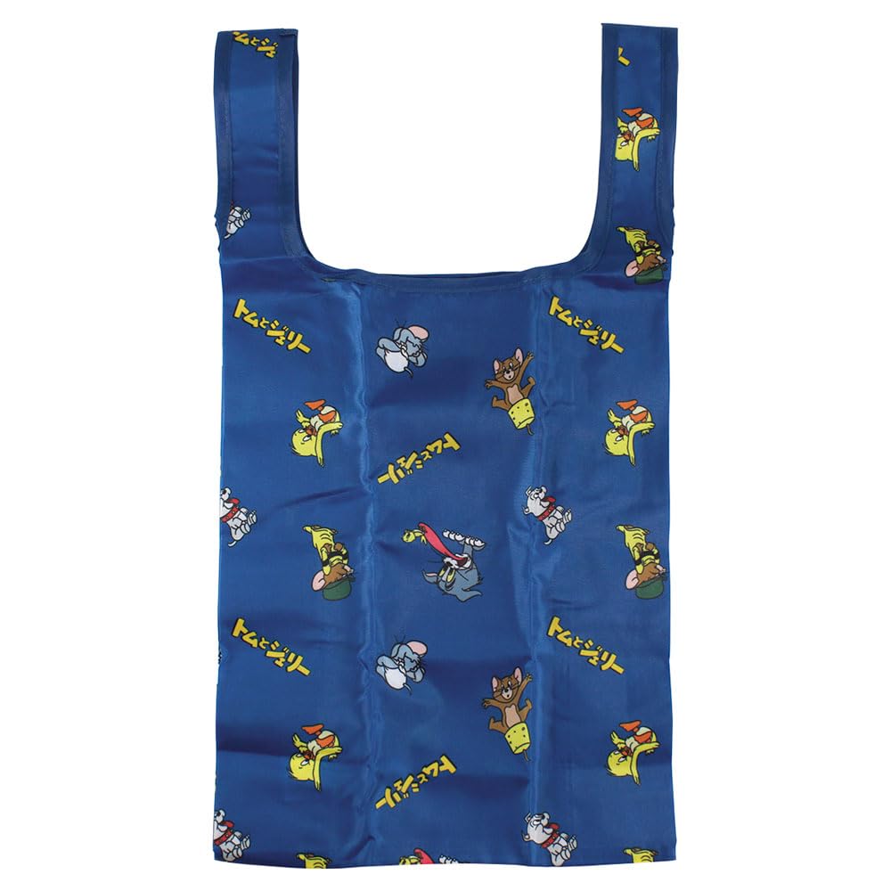 

Tees Factory Tom and Jerry Eco Bag with Carabiner Funny Retro/Blue TJ-5527235BL
