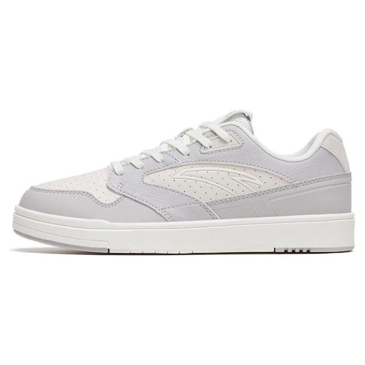 Anta Street Naughty Anti Slip And Wear Resistant Lightweight Low Top Skateboard Shoes Women's Gray Purple