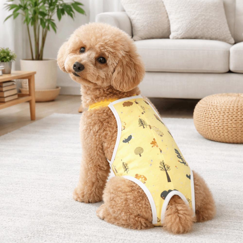 Shoulder Straps Dog Physiological Pants Leak Proof Dog Shorts Breathable Dog Diapers  Incontinence