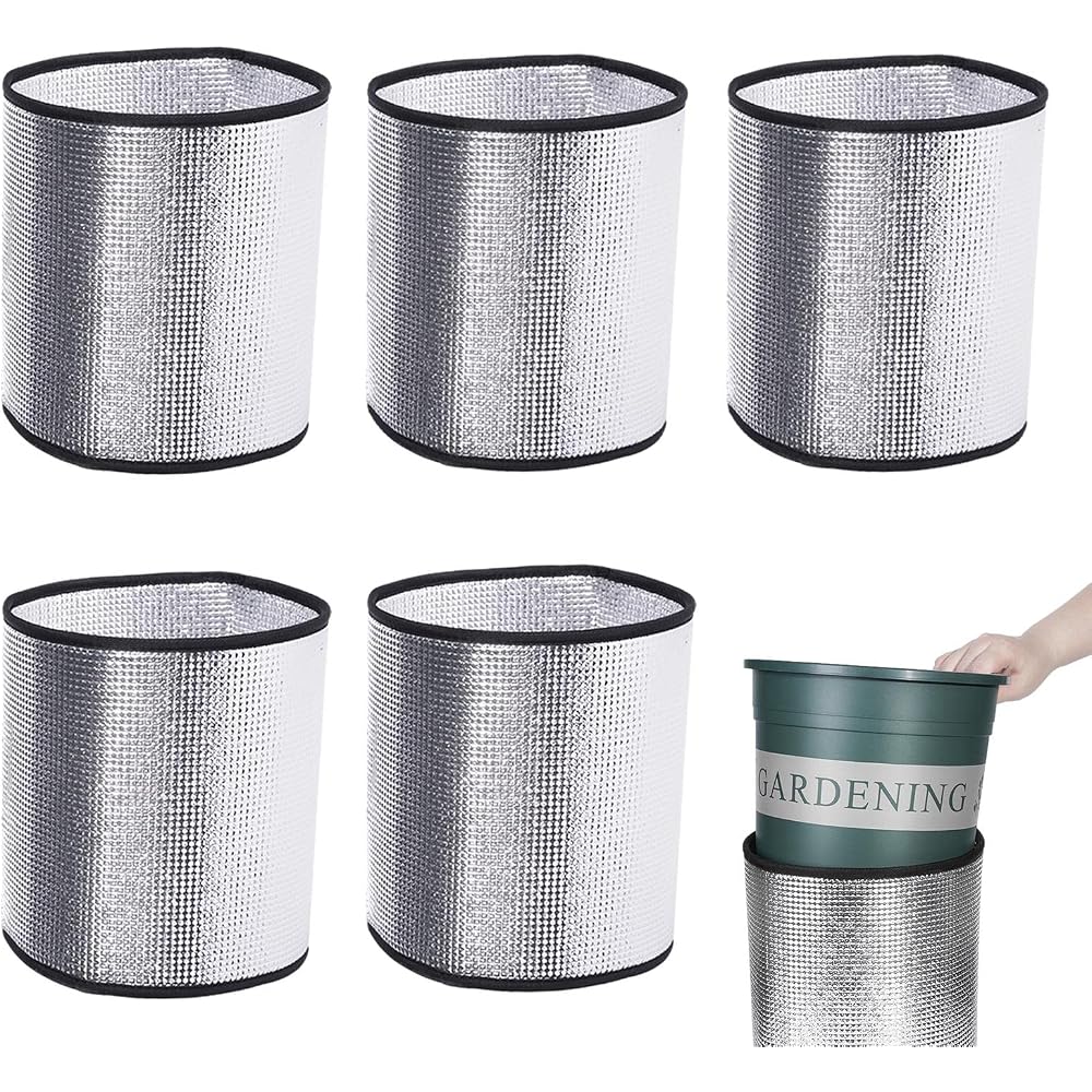 Insulating Aluminum Film for Plants / Set of Reflective Insulating Aluminum Foil Film - Thick Double-Sided Insulating Pipe Wrap Heat Shield Sheet for
