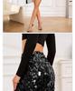 Sexy High Waist Sequined Dance Skirt