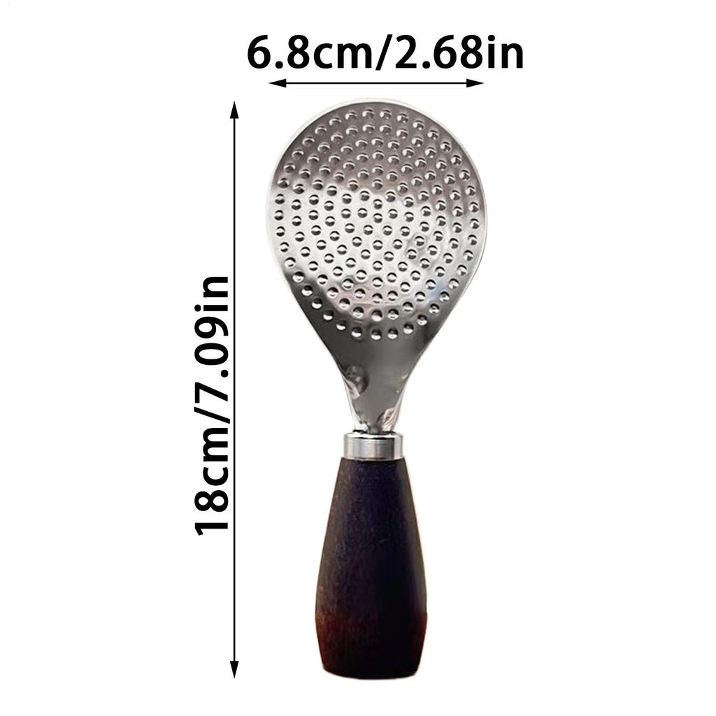 Rice Paddle Stainless Steel Scoop Standing Kitchen Tools Rice Paddle Spoon Heat Resistant for Nonstick Cookware Cooker Grain