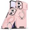 Funda For OPPO Reno 14F 5G Case Armor Slide Camera Lens Protection Back Cover Reno14F Reno14 F 5G Car Magnetic Ring Holder Coque