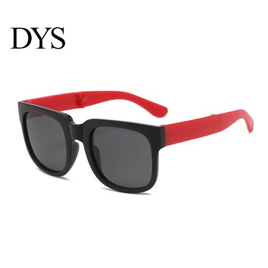 Kids Glasses UV400 Foldable Polarized Lens Sunglasses Lovely Square Frame Boys Girls Fashion Accessories Stylish