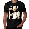Bruce Willis Vector Illustration T-Shirt Simple Casual Short Sleeve Cotton T-Shirt