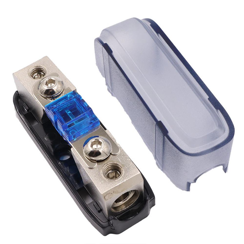 Car audio fuse power fuse holder 30-150A stereo audio single-way AGU fuse holder distribution block fuse box boats fuse Fuse Holders1