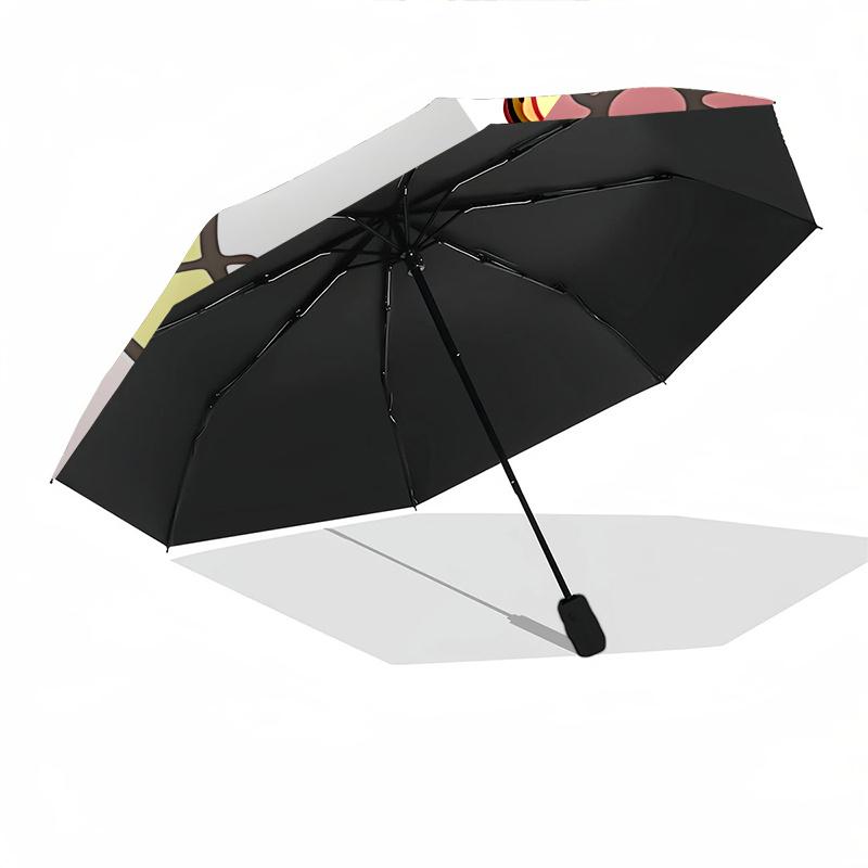 1pc Hello Kitty Automatic Opening Umbrella - Portable Folding Design with 8-Bone Iron Frame, Perfect for Festivals, Travel, Daily Use, and Gifts.D105