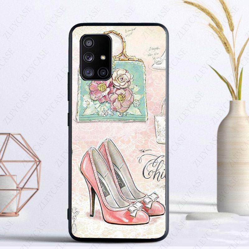 Pouzdro na telefon s botami na vysokém podpatku pro Samsung Galaxy A13 A53 A11 A12 A32 A22 A52S 5G A10S A41 A42 A33 A20E A30S A40 A51 A71 A21S Pouzdra