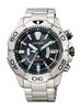 Citizen Promaster Marine Diver Серебряные часы для дайвинга, Водонепроницаемые, Eco-Drive с питанием от света, Радиоуправляемые, Серия, 200 м, Черный, AS7141-60E, Мужские,