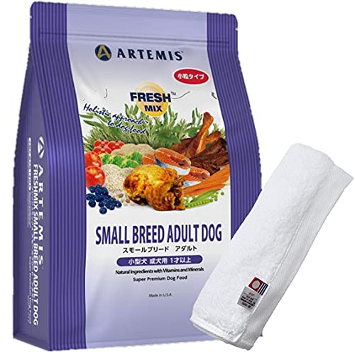 

Fresh Mix для взрослых собак мелких пород, 3 кг [Оригинальный набор полотенец для рук Имабари от Inuomoi] [Цвет полотенца: [Белый] [Аутентичный]