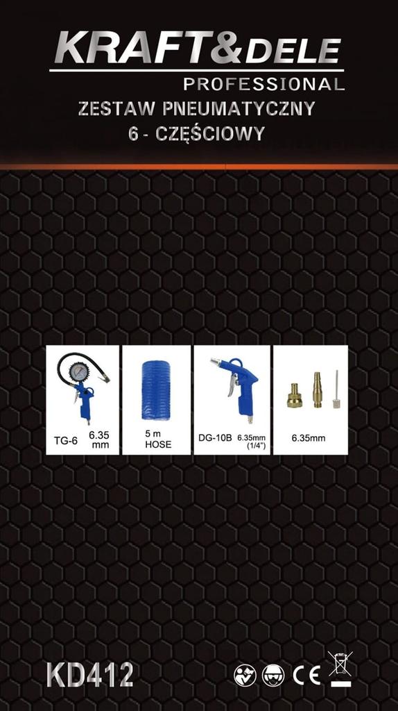 Pneumatic Kit 6 Elements KD412