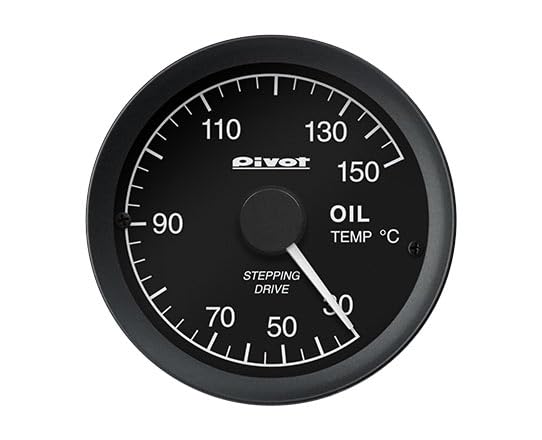 PIVOT LSO Oil Temperature Sensor Link Gauge (White Illumination) with OBD Connection