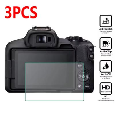 3PCS Tempered Glass for Canon EOS R100 R8 R5 R50 R3 Screen Protector Anti-Scratch Protective Film Accessories for EOS R8