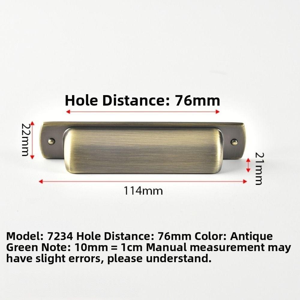 Heta Antika Mässingsskåpshandtag Åldrat Guldbrons Robusta Skåpskoppshandtag Vintage Lådkoppsdraghandtag Köksskåpsbeslag