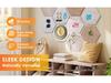 Hexagonal Soundproof Self-Adhesive Wall Panel – Noise Reduction Polyester Fiber Felt Board