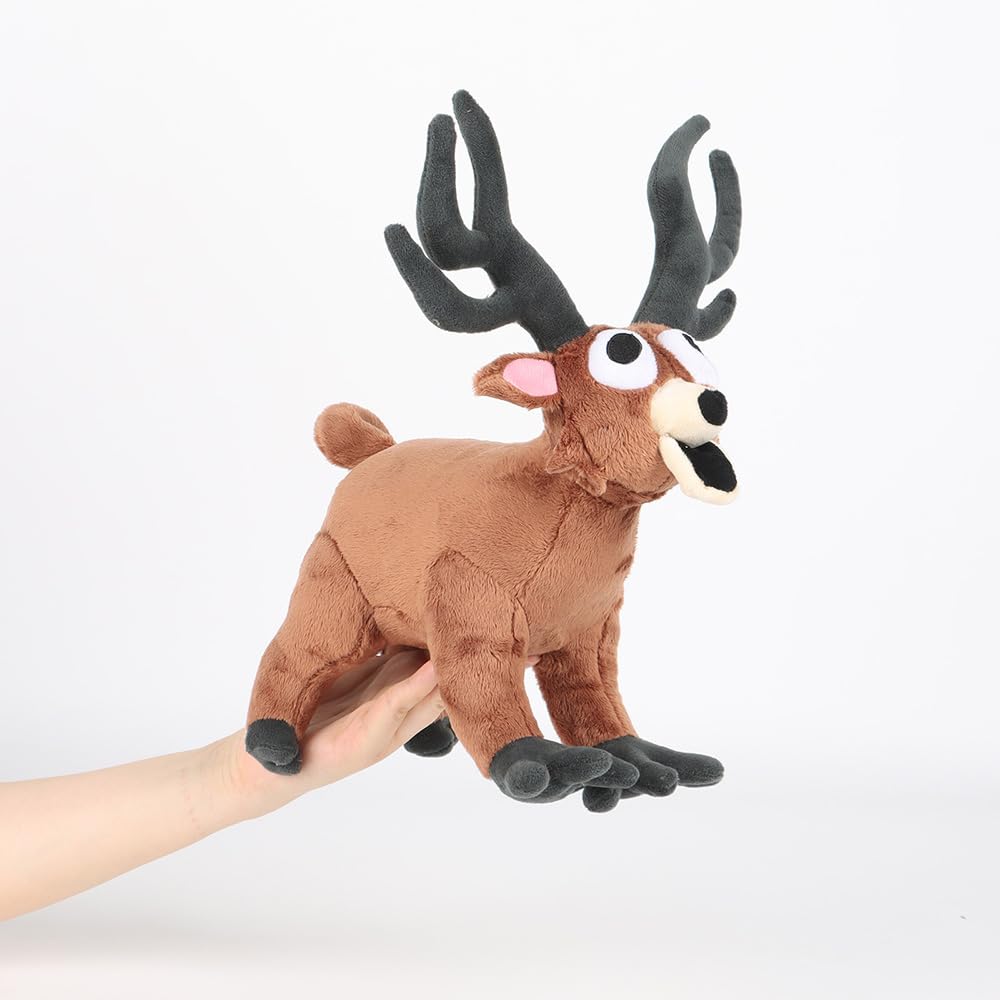 99 Tage zum Überleben Plüschhirsch und Eule Horror-Spiel Cosplay Kindergeschenk Puppen, Merchandise, Flauschig, Weich, Niedlich, Requisite, Halloween, Weihnachten, (B.) [Gebraucht]