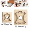 Japan Steel Blade Leather Mold Multifunctional Tag Pendant Hollow Punch Mould Template Leather Tool Cutting Wood Dies