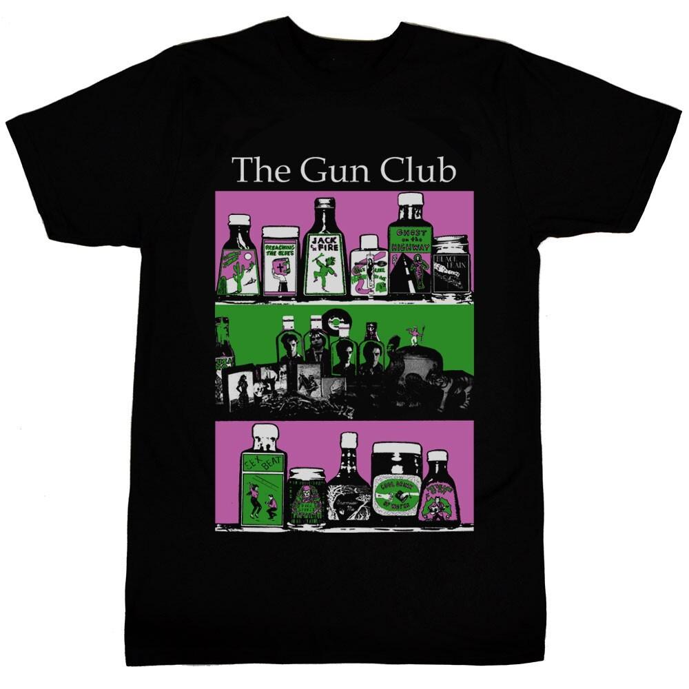 Vtg The Gun Club Band Heavy Cotton Black  Unisex Full Size DI318 Unisex T-Shirt L