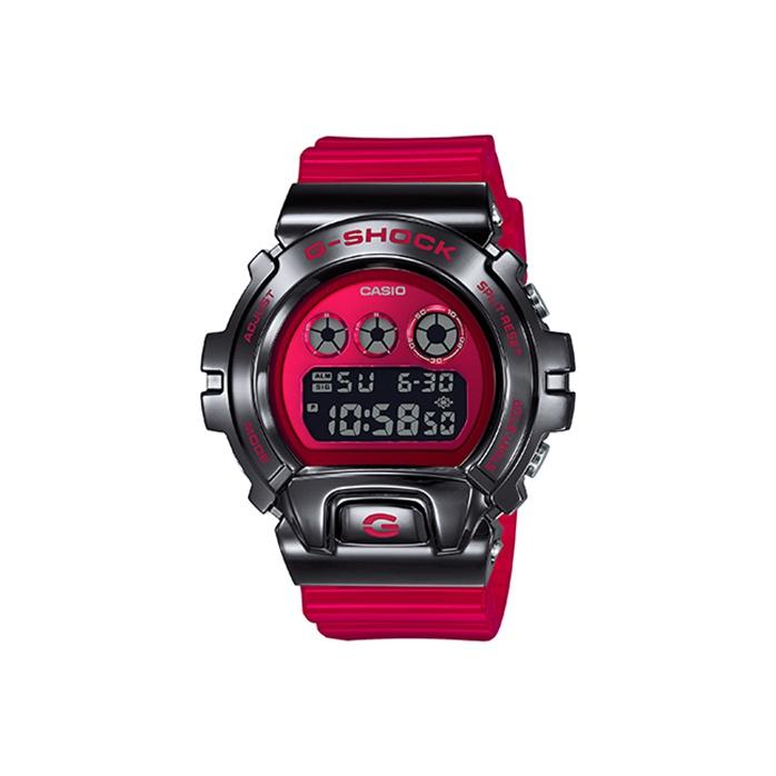 

CASIO Мужские часы Полностью металлические Красные GM-6900B-4PR GM-6900B-4PR Black Red