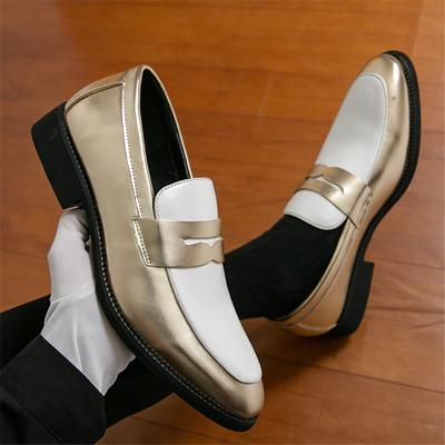 Trend Neu Mischfarbe Patchwork Lässig Fahrerschuhe Für Herren Luxus Designer Penny Loafer Formelles Hochzeitskleid Homecoming