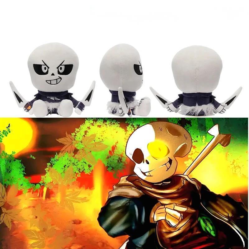 Undertale Cross Sans Plush Toy XTale Underverse AU Stuffed Doll Collectible Gift For Fans