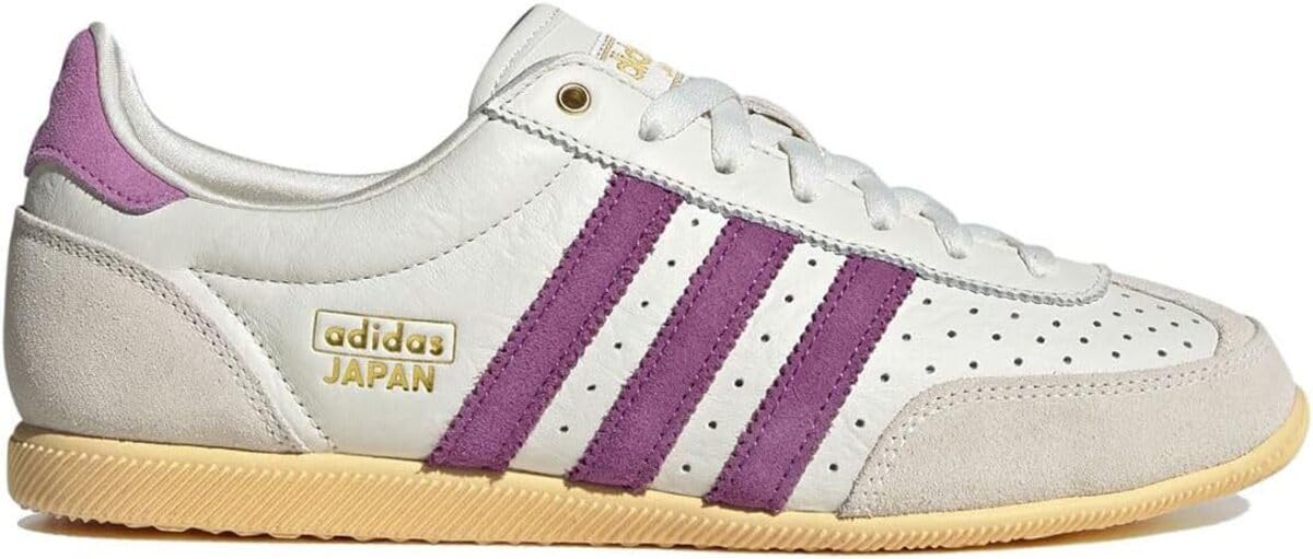 Adidas Japan Size JQ6931, Off-White/Rich Mauve/Orange Tint, 24.5cm