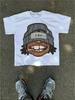 New For 2026 Printed Crewneck Graffiti Tshirts 90s Retro Cropped Tops Y2k Grunge Style And 2000sstyle Topsunisex