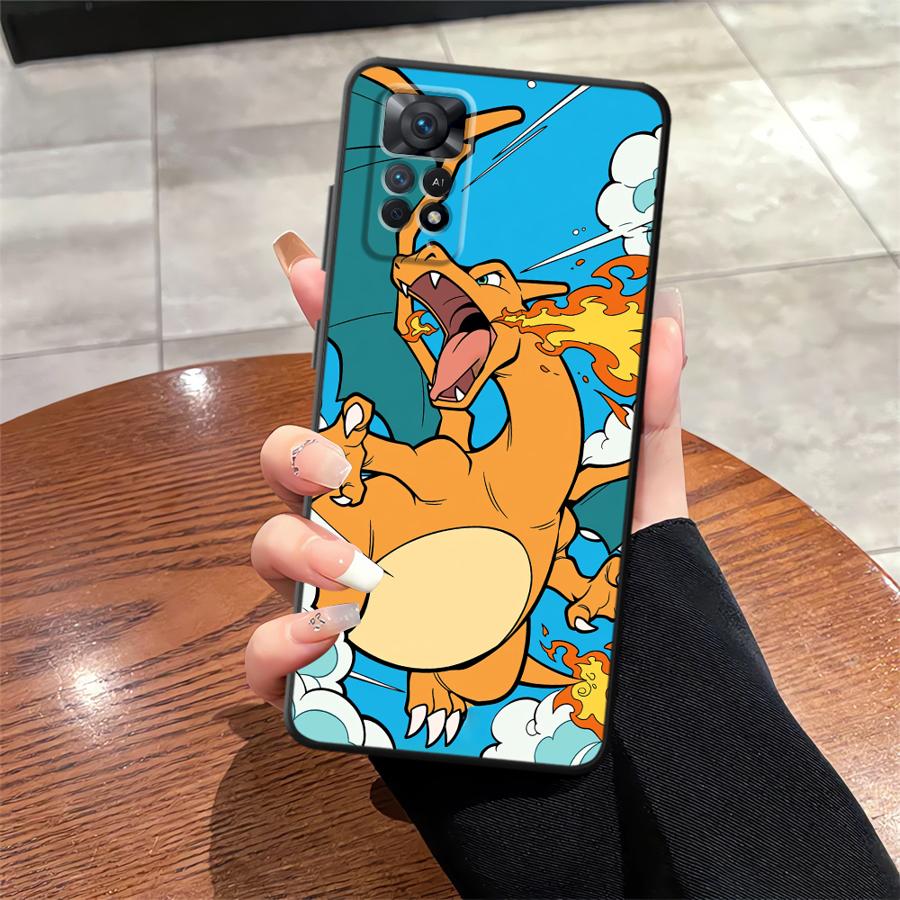 Cool Pokemon Pikachu Case for Xiaomi Redmi Note 7 8 10 14 12 Pro 10S 9S 11 11s 12s 9 13 Pro Plus Funda Phone Cover