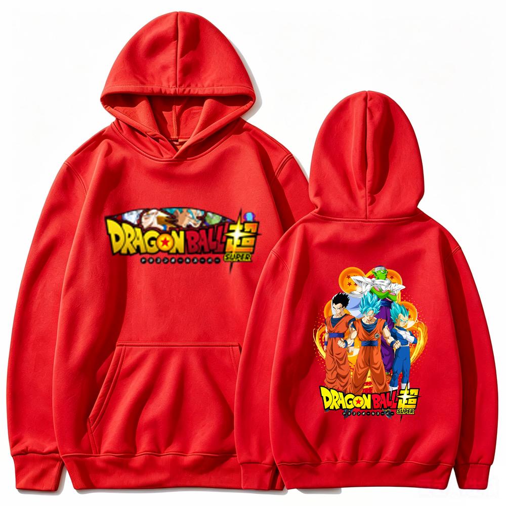 Dragon Ball Super Hoodie Goku Vegeta Anime Print Street Style Unisex Unisex Oversized Casual Sweatshirt Long Sleeve