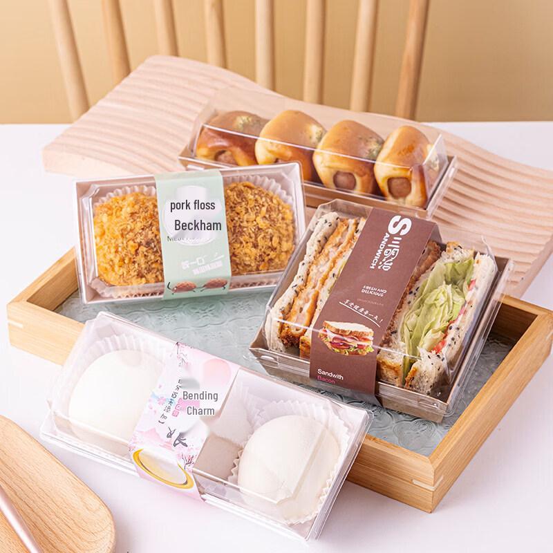 Multi-Purpose Clear Lid Dessert & Sandwich Packaging Box
