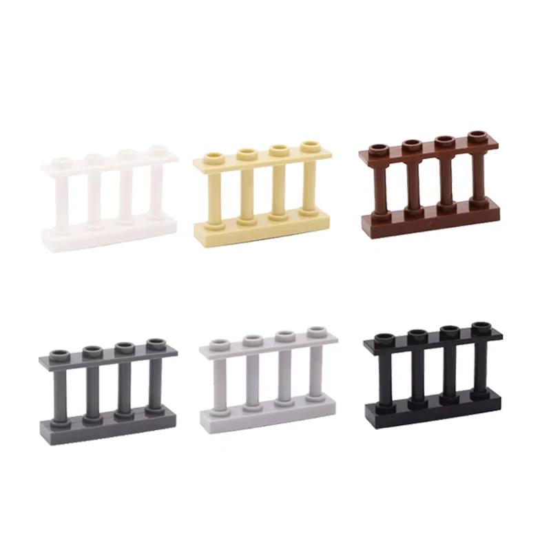 MOC DIY Accessori Parti Piastra Scena Città Blocchi da Costruzione Tronco d'Albero Recinzione Ringhiera Lampione Stradale Semaforo Base Giocattolo A037