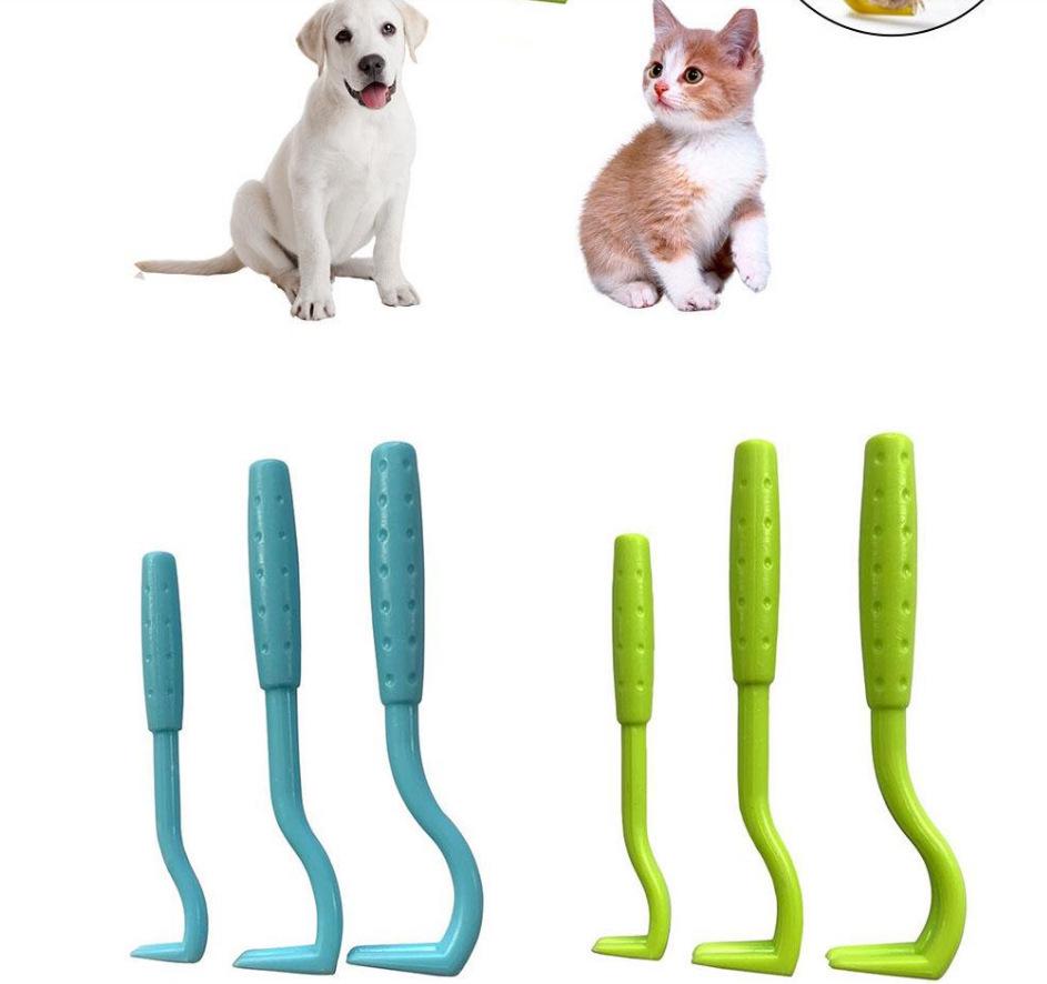 

Pet Flea & Tick Removal Set: Includes Dog Flea Comb, Tick Hook, and Insect Catcher. Hook/Clip Color Notes