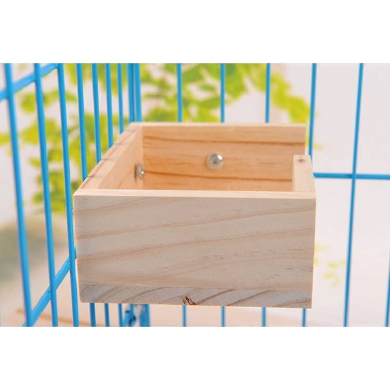 Hamster Wooden House Luxury Villa For Small Pets With Natural Wood Finish