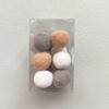 Macaron Plush Cat Toy Ball - Silent, Elastic, Self-Entertainment Teasing Toy for Pets