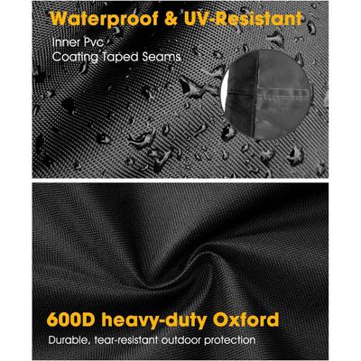 Heater Cover Oxford Fabric Drawstrings Protector With Secure Fastening Cover For Round Heaters For Yards Porches Gardens Lawn