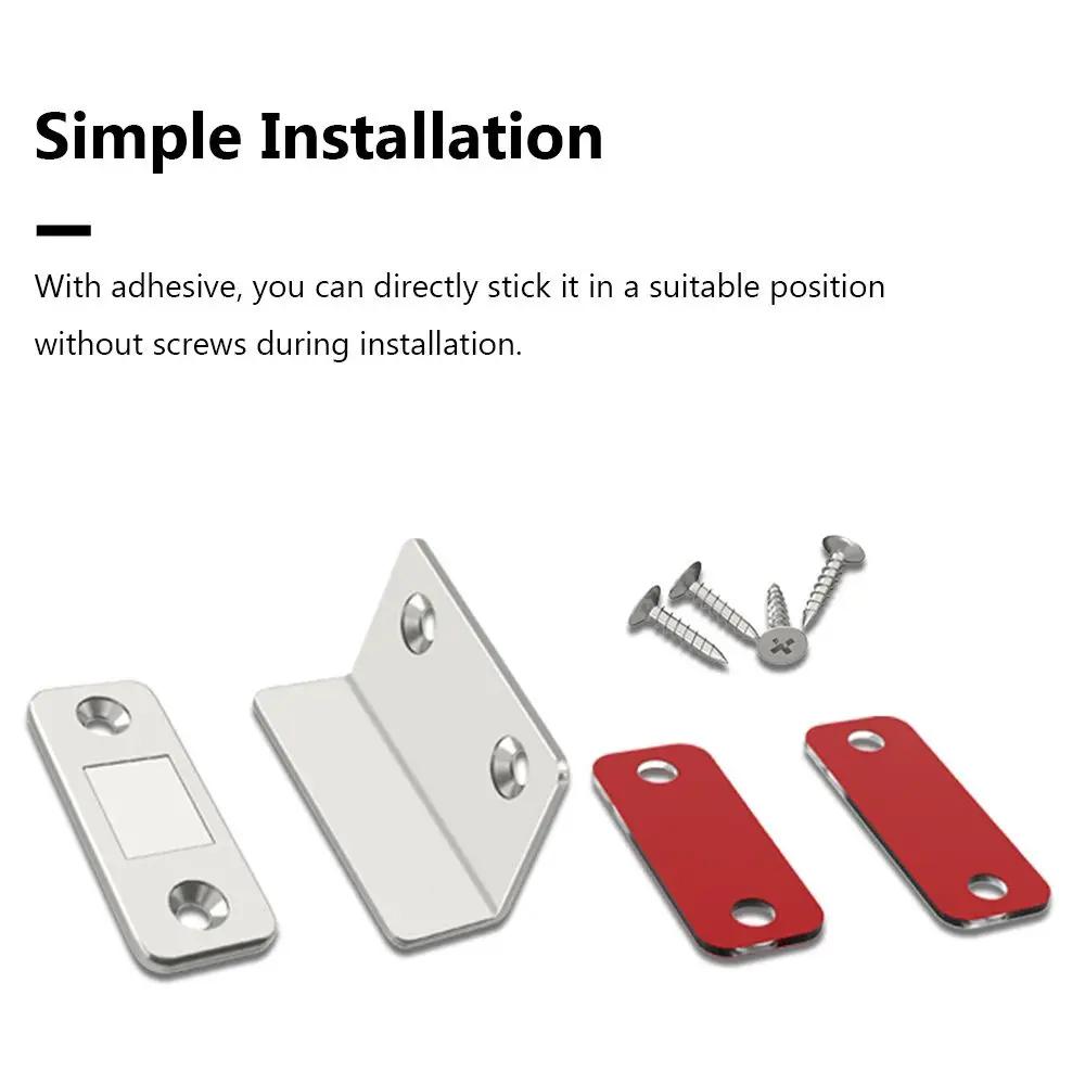 Furniture Fittings Cupboard Closures Latch Strong Magnetic Door Closer Cabinet Catches Door Stopper