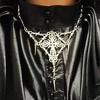 Barbed Wire Necklace  Gothic Thorns Metal Barbed Wire Chain Necklace Jewelry for Men Women Y2K Chain