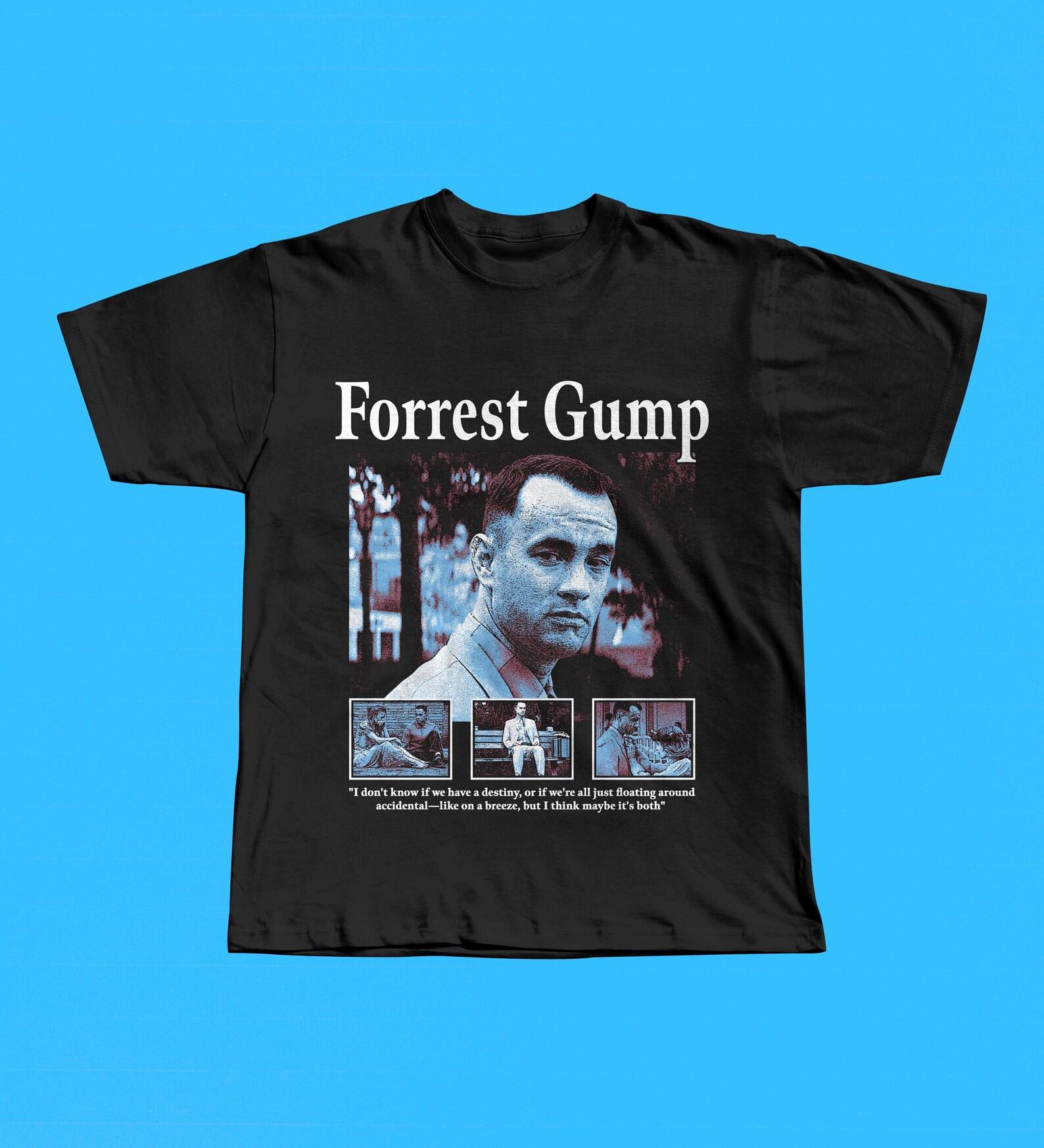 Forrest Gump T-Shirt, Tom Hanks 90s Movie Graphic Tee 2XL